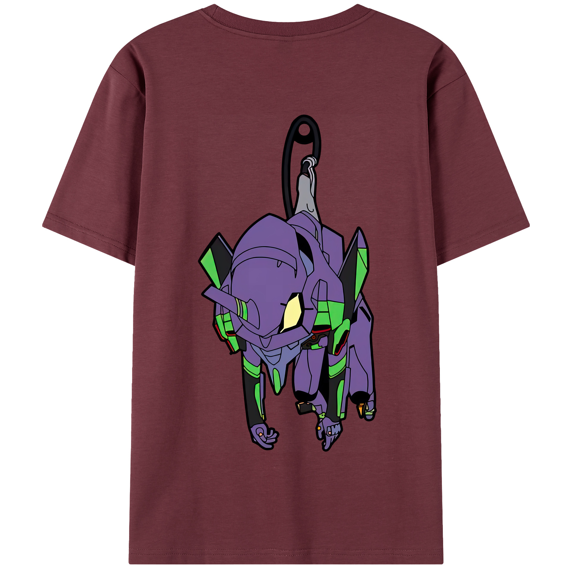 （画像用） EVA 新世紀エヴァンゲリオン 綿100％半袖Tシャツ（背面プリント）